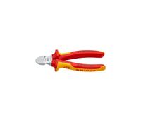 Alicates cortadores laterales cromados VDE 1000V largo 70 26 160