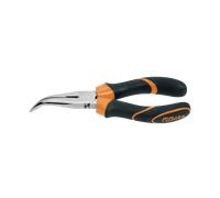 Beta Tools Alicates 1168BM 160 - Bocas semirredondas acodadas muy largas granuladas mango bimaterial