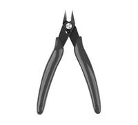 Alicates de corte de alambre 170, alicates prácticos for cortar cables y cables de punta plana, cortador de bricolaje, cortador cónico, pinza for cables(Black)