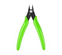 Alicates de corte de alambre 170, alicates prácticos for cortar cables y cables de punta plana, cortador de bricolaje, cortador cónico, pinza for cables(Green)