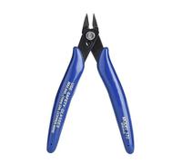 Alicates de corte de alambre 170, alicates prácticos for cortar cables y cables de punta plana, cortador de bricolaje, cortador cónico, pinza for cables(Blue)