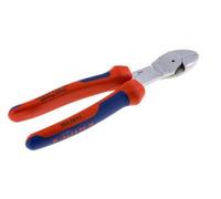 Alicates de corte diagonal Knipex 200 mm con mangos de 2 componentes