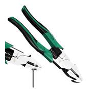 Alicates de corte - Extractor de barras - Varilla de herramientas versátil para trabajos eléctricos, vallas y joyería con función de crimpado y aislamiento