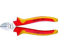 Alicates de corte lateral Gedore con aislamiento de vaina, 140 mm, modelo VDE 8314-140 H