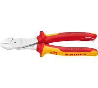 Alicates de corte lateral KNIPEX de alta resistencia con ojete de sujeción