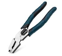 Alicates de corte multifunción de grado industrial, pelacables y herramienta de corte con función de crimpado, herramienta manual eléctrica resistente para bricolaje, reparación y mantenimiento
