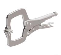 Alicates de Fijación para acero Carbono Ajustables 200mm Mordaza Curva Liberación Una Mano Herramientas Mecánica(Max Opening84mm)