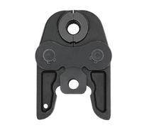 Alicates de presión con contorno TH, 16-32 mm, mordazas de prensado, tubo compuesto, de acero especial especialmente resistente, compatible con el sistema, prensado seguro, color negro