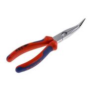 Alicates de punta angular Knipex de 200 mm con mangos de 2 componentes