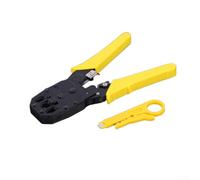 Alicates de Red 3 en 1 Crimpadora Corte Pelacables | Crimpa, pela y corta en , vertical eficiente, para ideal para domésticas, para acero robusto