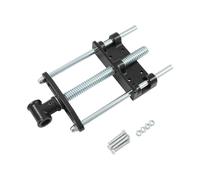 Alicates delanteros 7 pulgadas madera tornillo de banco de trabajo hierro | Hierro fundido, revestimiento electrostático, 37 cm de largo, varilla roscada de 2,3 cm, orificio de agarre de 22 mm, 4,75 kg