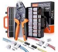 Alicates Electricista Crimpadora con 1565 conectores 0.08-1.5mm² ，Adecuado para ATX, EPS, PCIE, SATA