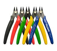 Alicates Eléctricos para Cortar Alambre,Saijer 5pcs con Agarre Suave Alicates Pelacables Cbles Electricos Alicates de Corte Diagonal para Reparación Electrónica,Corte