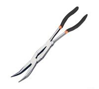 Alicates extraLongNose, 13 pulgadas, 45° 90°, BentTipCablePullerSet,DoubleRivetFastOpenJawforAutoRepair,ErgonomicGrip (45°)