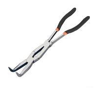 Alicates extraLongNose, 13 pulgadas, 45° 90°, BentTipCablePullerSet, DoubleRivetFastOpenJawforAutoRepair, ErgonomicGrip (90°)