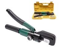 Alicates hidráulicos manuales YQK-70 - Crimpadora hidráulica, alicates de prensado, 4-70 mm², 8 matrices, herramienta de prensa para tubos de aluminio, plástico y multicapa