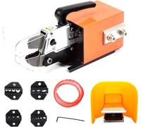 Alicates para Crimpar Terminales De Cable Accionados por Aire, Herramienta De Crimpeado Neumática con 4 Juegos Y Crimpeado A Pedal De hasta 16 Mm² Alicates para Crimpar Terminales Neumático