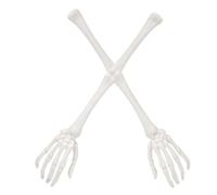 Alicates para ensalada de Halloween, antideslizantes, divertidos, de 12 | Pinzas para ensalada de mano esqueleto para fiestas, cocina, cenas, casa, bar, buffet, cafetería