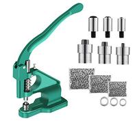 Alicates para ojales, matrices de 6, 10 y 12 mm para cuero | Kit de Remachado, Cuero y Tela, Cortinas y Artesanía, 1500 Piezas, Compatible con Matrices de 6, 10 y 12 Mm