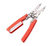 Alicates profesionales para pelar cables y cortar cables con agarre ergonómico para un corte limpio y seguro, industrial, fácil de usar, mango ergonómico pelacables