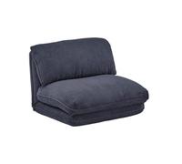 Alice's Garden sweeek-Sillón Cama Convertible de Pana Gruesa, Cosy, Azul Oscuro, 78x82x58 cm