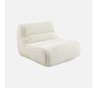 Alice's Garden sweeek-Sillón envasado al vacío de Tela Chenilla, Dario, Crema, 95x108x66 cm