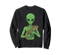 Alien Sosteniendo Un T-Rex Sudadera