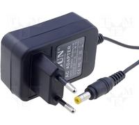 Alimentador fijo 9vdc 2amp 18w conector 5,5x2,1mm pin centro positivo