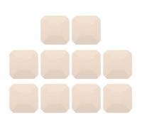 Alipis 10 Piezas Briquetas Cerámicas para Parrilla de Gas 5x5 Cm | Retención Térmica, Reduce Llamaradas y Cocción Uniforme, Beige, para Rejillas y Asados al Aire Libre