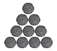 Alipis 10 Unidades Malla para Macetas Semicircular de 11, 3cm de Plástico | Inserto de Drenaje para Bonsáis y Macetas Plásticas, Ventilación Estable, Filtración de Riego