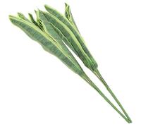 Alipis 2 Piezas de Sansevieria Artificial Verde Estilo Realista, Material de Film Resistente para Uso Prolongado, Adecuado para Decoración de Oficina y Boda