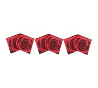 Alipis 60 Hojas servilleta de fiesta - Decoración de fiesta - Decoración de mesa decoración de la boda a granel servilletas de papel toalla de papel servilleta para rojo