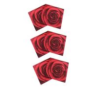 Alipis 60 Hojas Servilleta De Fiesta Servilletas De Papel Servilleta De Boda Decoración De La Boda a Granel Servilletas De Bebidas Tejidos De De Rosas Rojas Rojo