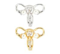 Alipis Broche para Ropa de Aleación con Forma Útero Estilo Creativo, Ideal para Mujeres en Eventos Informales