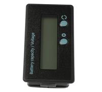 Alipis Comprobador de Batería Digital Pantalla Retroiluminada LCD, Medidor de Voltaje y Capacidad de Ácido, Adecuado para Uso en Automóviles y Exteriores