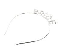 Alipis Diadema de Novia Accesorio Elegante Letras Bride en Aleación Plata para Boda y Pre-boda, Adecuado para Evento Bridal Shower