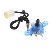 Alipis Interruptor de Tiro para Ventilador de Techo Cadena de Tracción, Accesorio de Plástico y Metal para Control de Velocidad Hogar