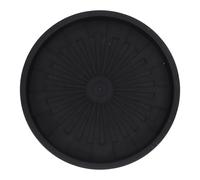 Alipis Soporte para Macetas con Ruedas, Carrito Móvil para Macetas de Plástico Negro, Redondo, Diámetro Interior 20cm, 360°, para Jardín y Exterior, Protege Suelos y Facilita