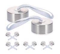 Alipis Tapones de Acero Inoxidable para Botellas de Agua 43Mm con Cuerda Portátil 10 Unidades Compatibles con Botellas Deportivas y Vasos Térmicos Tapa Rosca Aislante para Conservar