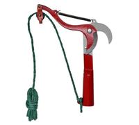 Alipis Tijeras de Podar Árboles con Cuerda para Decoracion Otono, Recortadora de Jardinería de Acero con Resorte que Ahorra Trabajo para Poda en Altura