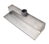 Aliviadero de la fuente de la piscina del acero inoxidable del mercado 304 de la cascada para el jardín (300MM)