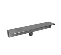 Aliviadero de Salida de Cascada de Acero Inoxidable 304 con Elegante Acabado Pulido para Patio, Jardín, Villa, Piscina (500MM)