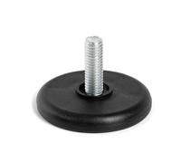ALK Pie Nivelador Toni Ø50 M8x24 Negro para Muebles