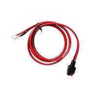 Alksubbm Cable de alimentación ADS de 12 AWG 45 A con terminales tipo O | Cables para conexión de respaldo de vehículos recreativos solares de batería