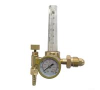 All-Copper para regulador de argón, 0-4000 PSI con entrada CGA-580 para soldadura TIG MIG, medidor de flujo reductor de presión de gas de latón, para tanques de helio de argón, G5/8 (externo G5/8)