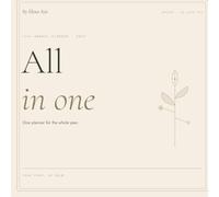 All in One Annual Planner 2027: A Dated Daily, Weekly & Monthly Organizer with Habit Tracker, Budget & Wellness Pages - Greige | 8.5 × 8.5 in