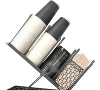 Allayu Soporte para tazas desmontable Soporte para tazas de,Samurái negro
