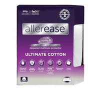 Aller-Ease Protector de colchón, Nylon, Blanco, King