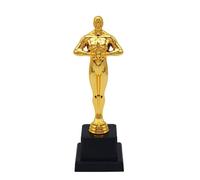 alloneslife Golden Styles Trofees - Estatua de 19 cm, 22 cm, 24 cm de alto, aspecto metálico, para eventos escolares, logros de celebración, trofeos