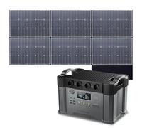 ALLPOWERS 2400W Estación de energía portátil S2000 Pro batería portátil LiFePo4 de 1451Wh generador solar de salida de CA 4x2400W con MPPT y SAI＜15ms